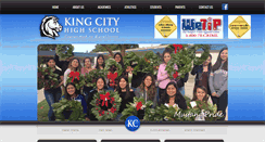 Desktop Screenshot of kingcityhs.org